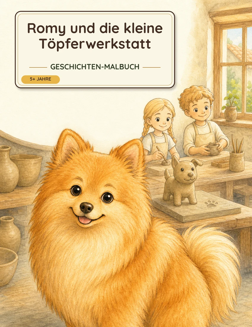 Cover Romy und die kleine Töpferwerkstatt