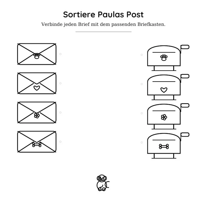 Mitmachseite aus Paulas Pfotenpost